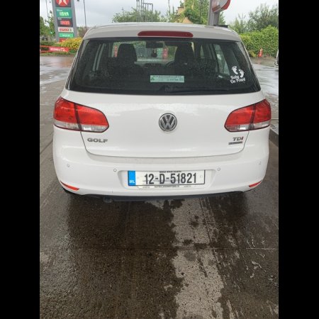 2012 Volkswagen Golf 1.6 TDI MATCH BLUEMOTION 105PS 5 5DR €7,250 thumbnail