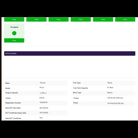 2010 Nissan Micra 1.2 XL 5DR ELITE €4,500 thumbnail