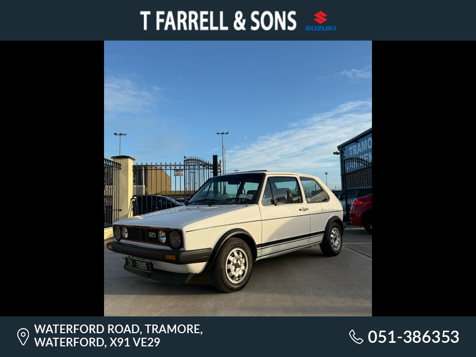 1982 Volkswagen Golf 1.8 GTI 8V 3DR 25TH ANNIVERSARY EDITION CAMPAIGN 03 €24,950