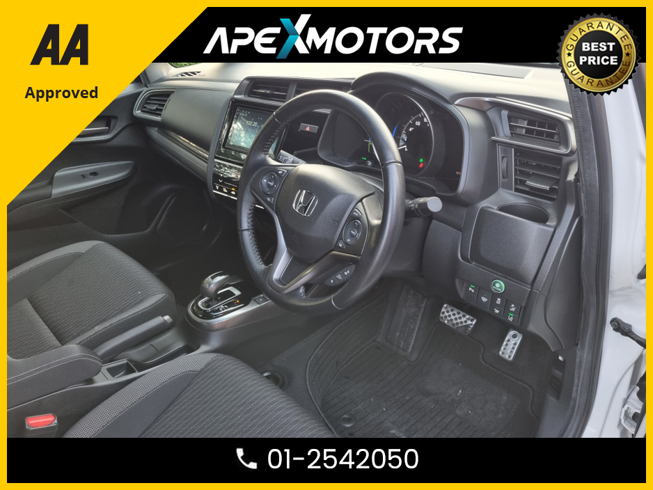 2018 Honda Fit FINANCE ARRANGED * NEW NCT OCT-27 * AUTOMATIC * IMMACULATE * ANDROID AUTO * APPLE-PLAY * COLOUR REVERSE CAMERA * ALLOYS * MOST RELIABLE * STAMPED SERVICE HISTORY * AA APPROVED * 101 SAFETY CHECKLIST €11,949