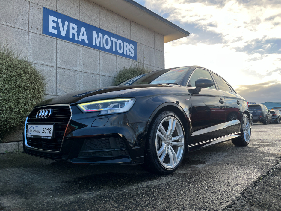 2018 Audi A3 S-LINE SALOON AUTOMATIC 1.4 PETROL //HIGH SPEC//LOW MILES//HALF LEATHER HEATED SEATS//ADAPTIVE CRUISE CONTROL//KEYLESS ENTRY// €22,950