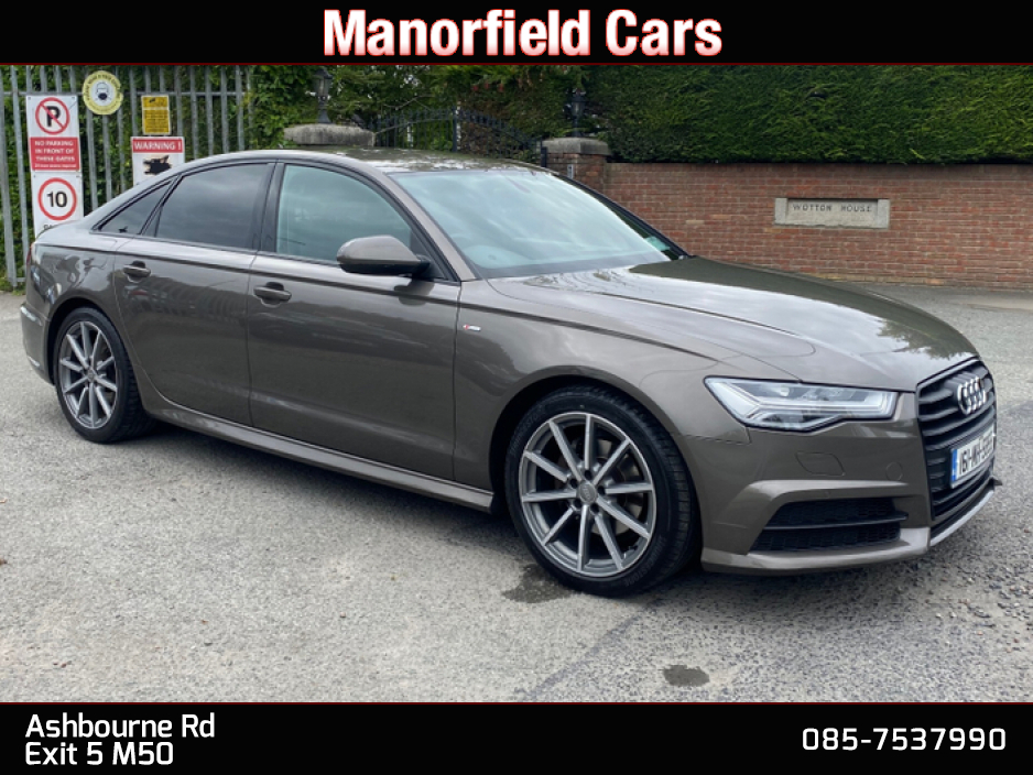 2016 Audi A6 S LINE BLACK EDITION ULTRA 2.0 190BHP DIESEL AUTOMATIC 4DR SALOON *TOP SPEC* *2 OWNERS FROM NEW* *LOW KMS* *NCT 09/2026* *€200 ROAD TAX* *FINANCE ARRANGED TODAY* €19,950