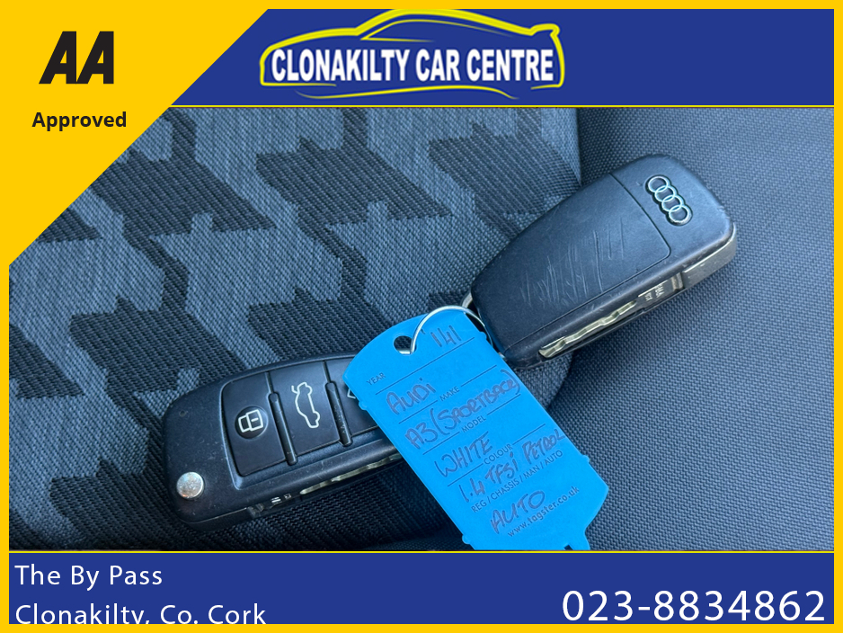 2014 Audi A3 Sportback One Owner Audi A3 Sportback 1.4Petrol Tfsi Automa €12,950