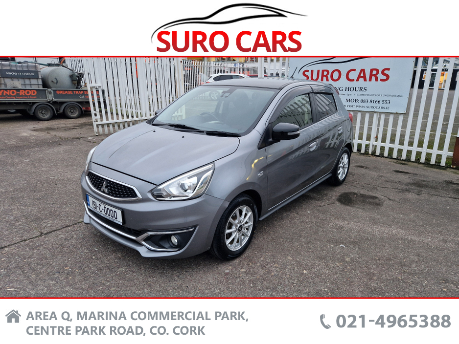 2019 Mitsubishi Mirage 1.2 Petrol Automatic Black Edition €9,890
