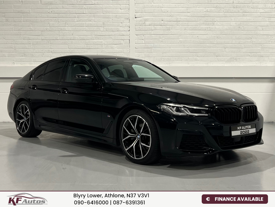 2022 BMW 5 Series 520d G30 LCI M Sport 2L Diesel 190bhp 4dr Auto - 222 Reg €42,995