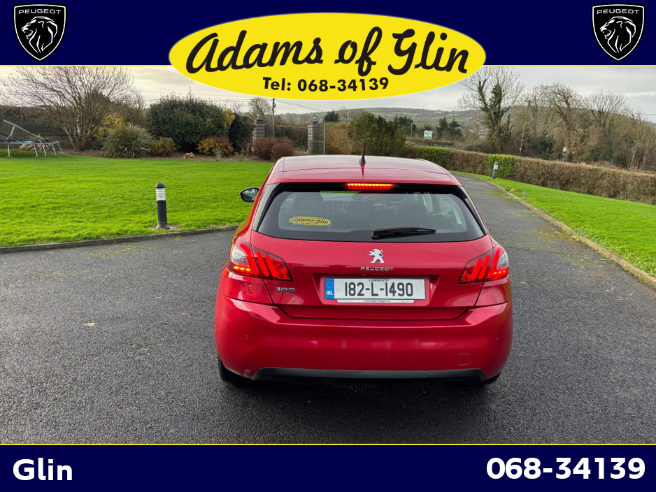 2018 Peugeot 308 ACTIVE 1.2 110 4DR €12,950