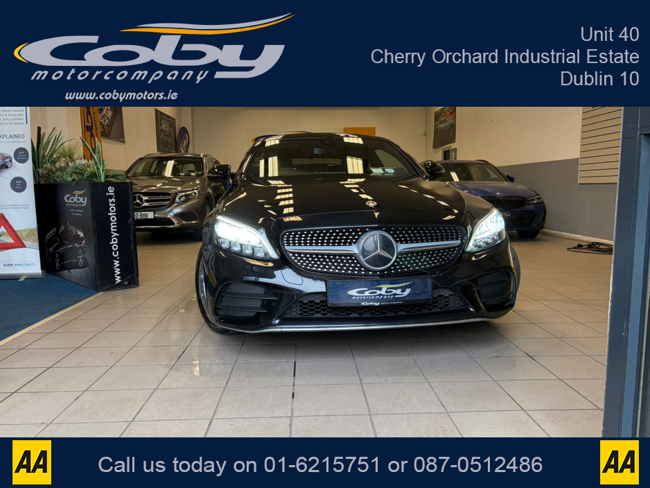 2021 Mercedes-Benz C Class C220D AMG LINE EDITION 2DR AUTO. NCT & Tax, 1/2 Leather, Sat Nav, Dual Climate Control, Heated Seats, Cruise Control, Revers Cam, Parking Sensors, Paddle Shift, BT & more. €35,950