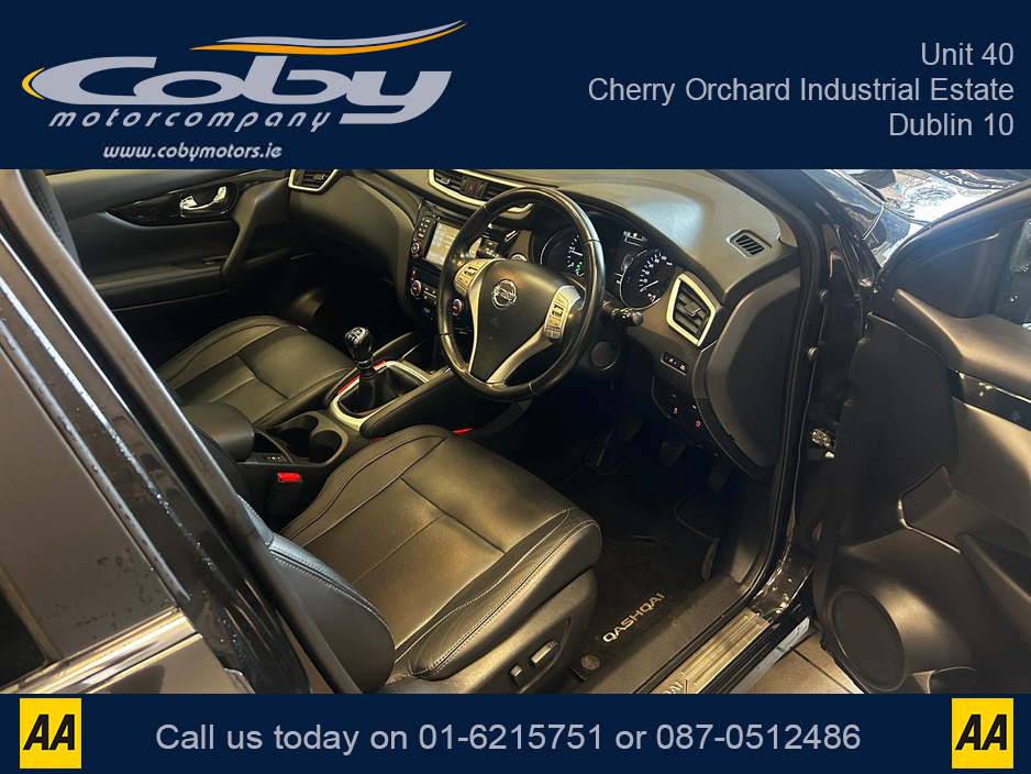 2017 Nissan Qashqai 1.5 Top Spec SV PREMIUM '17 5DR. NCT,Full Leather, Alloy Wheels, MFSW, Full Electrics, Reverse Cam,Parking Sensors, Cruise Control, Dual Climate Control, Sat Nav, Heated Seats, Luggage Cover and m €15,950