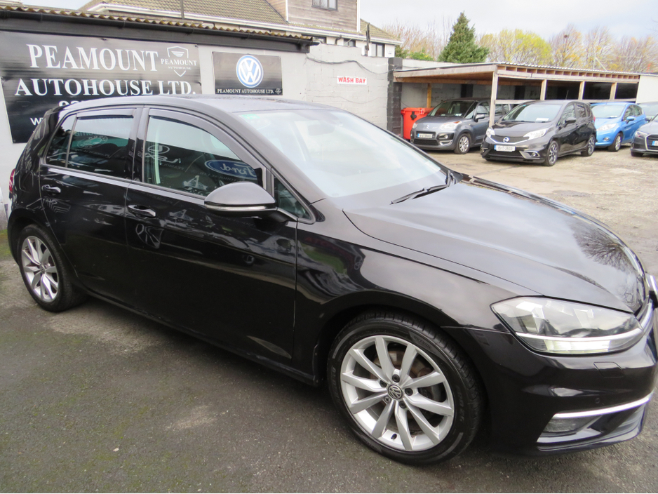 2018 Volkswagen Golf HIGHLINE 1.6 TDI  5DR BLACK DIGI DASH NCT 28 €13,999