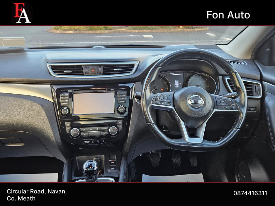 2017 Nissan Qashqai 1.2 PETROL TEKNA MODEL *HIGH SPEC *LOW MILEAGE* NEW NCT 11/27*SERVICED**WARRANTY *FINANCE AVAILABLE *CALL 0874416311 €13,995