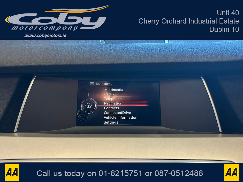 2016 BMW 5 Series D 5N22 4DR AUTO EU6 SE.  NCT, Full Leather, Alloy Wheels, MFSW, Full Electrics, Parking Sensors, Cruise Control, Dual Climate Control, Sat Nav, Heated Seats, Luggage Cover and more. €14,950