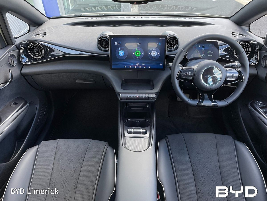 2026 BYD Dolphin "261 Delivery" BYD Dolphin, Comfort (60kWh, 204PS) Adaptive & Intelligent Cruise Control 12.8 Electric Rotary Touchscreen - Bluetooth & USB Heated Front Seats 17 Bi-Colour Alloy Wheels €33,460