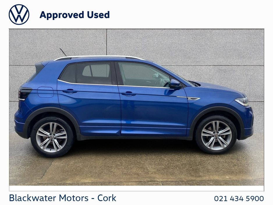 2023 Volkswagen T-Cross 1.0TSI 110BHP R-LINE WITH ADVANCED LED HEADLIGHTS €26,995