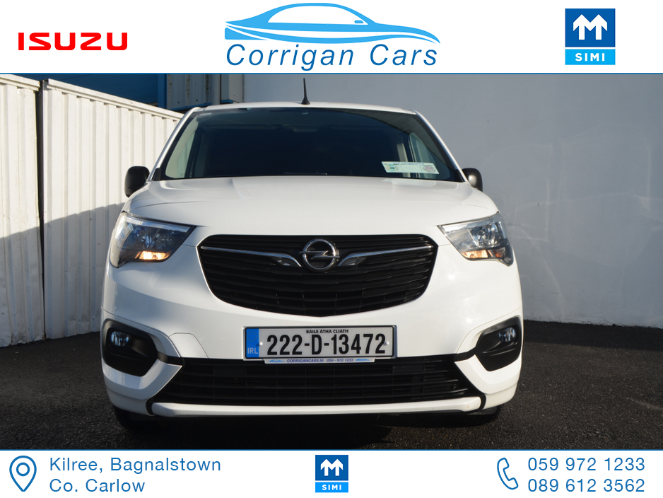 2022 Opel Combo HIGH SPEC 3 SEATS SPORT-PRICE EXCLS VAT €13,004