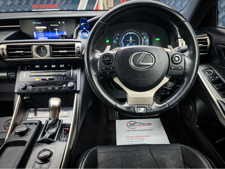 2014 Lexus IS 300 h IS300 H F SPORT 4DR AUTO €10,950