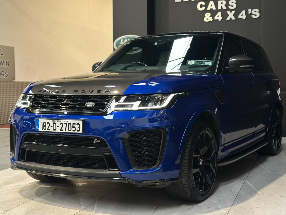 2018 Land Rover Range Rover Sport 5.0 V8 SVR 550BHP COMMERCIAL €59,950