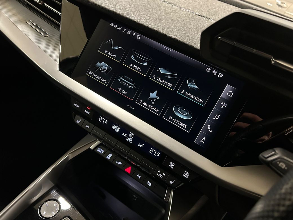 2024 Audi A3 40 TFSIe S-LINE SPORTBACK=LOW MILES//HUGE SPEC=NAPPA LEATHER//FULL AUDI SERVICE HISTORY=241 REG=ONLY €150 ANNUAL ROAD TAX//TAILORED FINANCE PACKAGES A €36,995