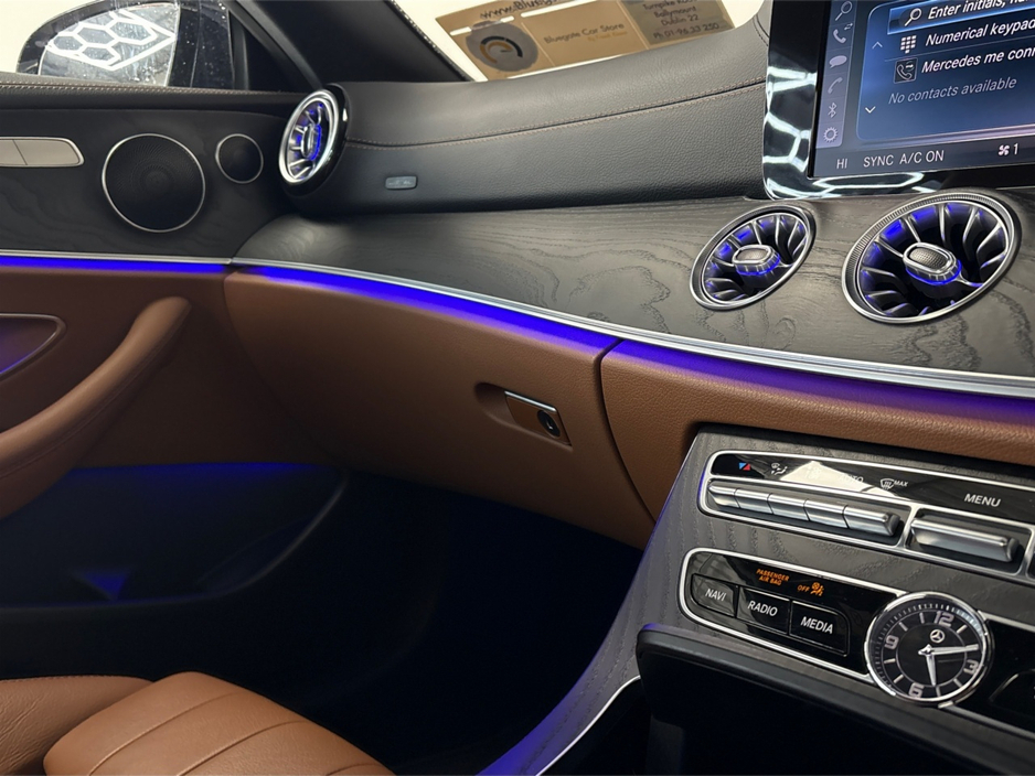 2019 Mercedes-Benz E Class 200 COUPE AMG SPORT 2DR**BROWN LEATHER INTERIOR**FRONT HEATED ELECTRIC SEATS**DIGITAL MEDIA DISPLAY**DYNAMIC DRIVE MODES**REVERSE CAMERA**PARKING SENSORS**DUAL CLIMATE CONTROL**AMBIENT LIGHTING** €32,995