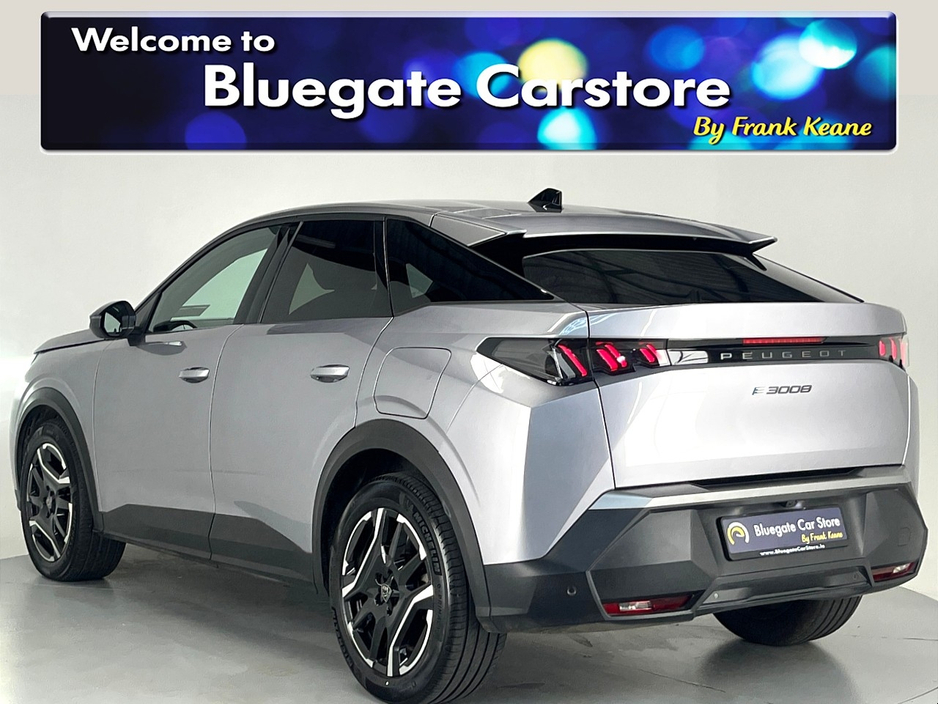 2025 Peugeot 3008 ALLURE EV**DIGITAL DASH**TOUCH SCREEN MEDIA DISPLAY**APPLE CARPLAY**REVERSE CAMERA**PARKING SENSORS**KEYLESS START**DRIVE MODES**SATNAV**ISOFIX**FINANCE AVAILABLE** €35,795