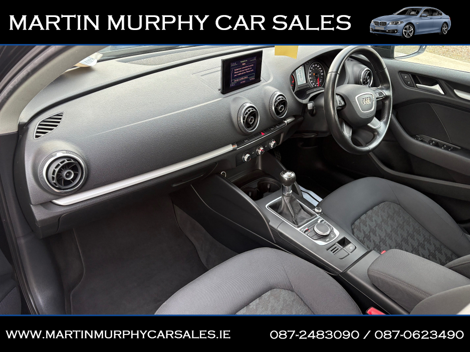 2014 Audi A3 1.6 TDI SE 105 BHP €8,450