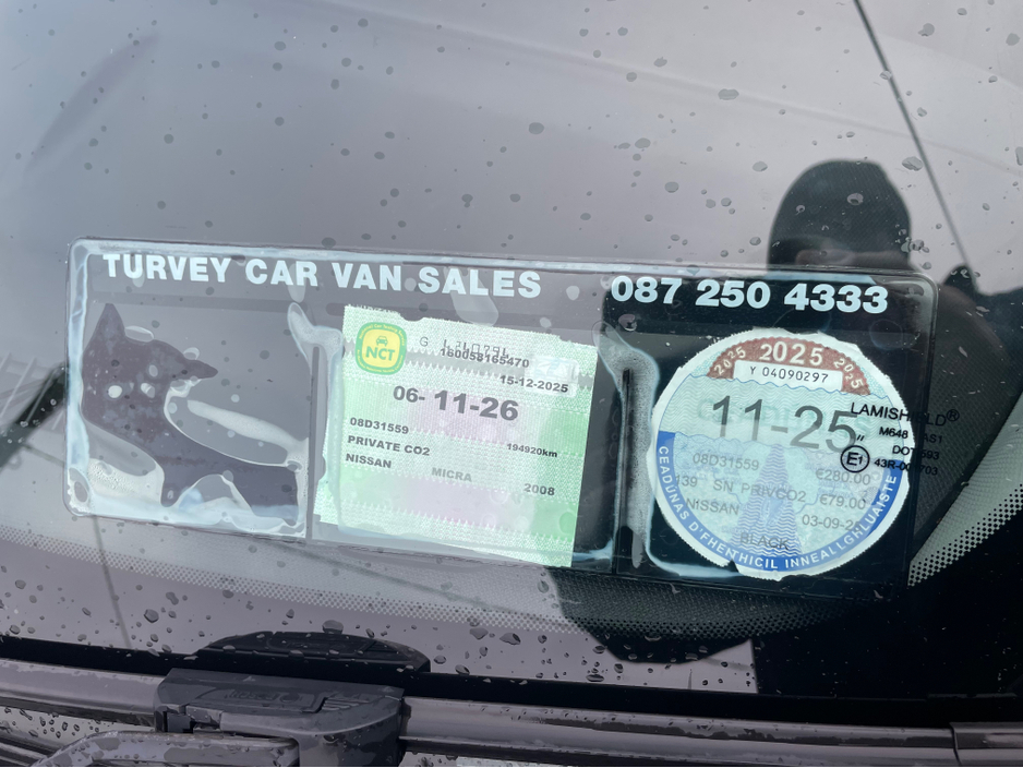 2008 Nissan Micra SXE 1.2 AIR CONDITIONING + 5DR €2,250