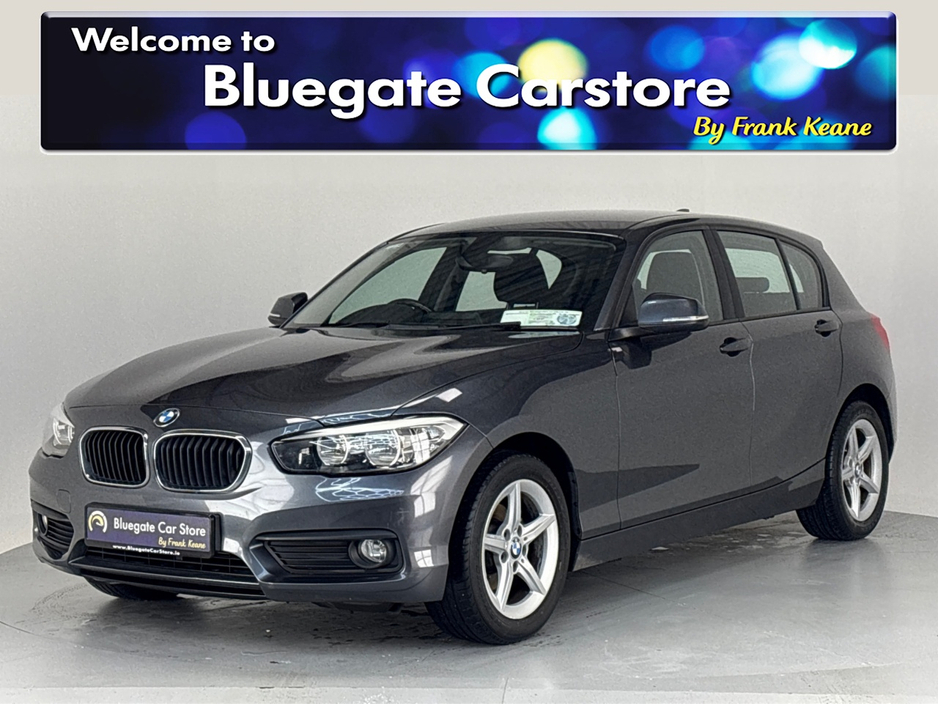 2017 BMW 1 Series 116D**MULTIFUNCTIONAL STEERING WHEEL**BLACK CLOTH INTERIOR**DIGITAL MEDIA DISPLAY**BLUETOOTH**AIR CONDITIONING**NAVIGATION**ISOFIX**FINANCE AVAILABLE** €14,995