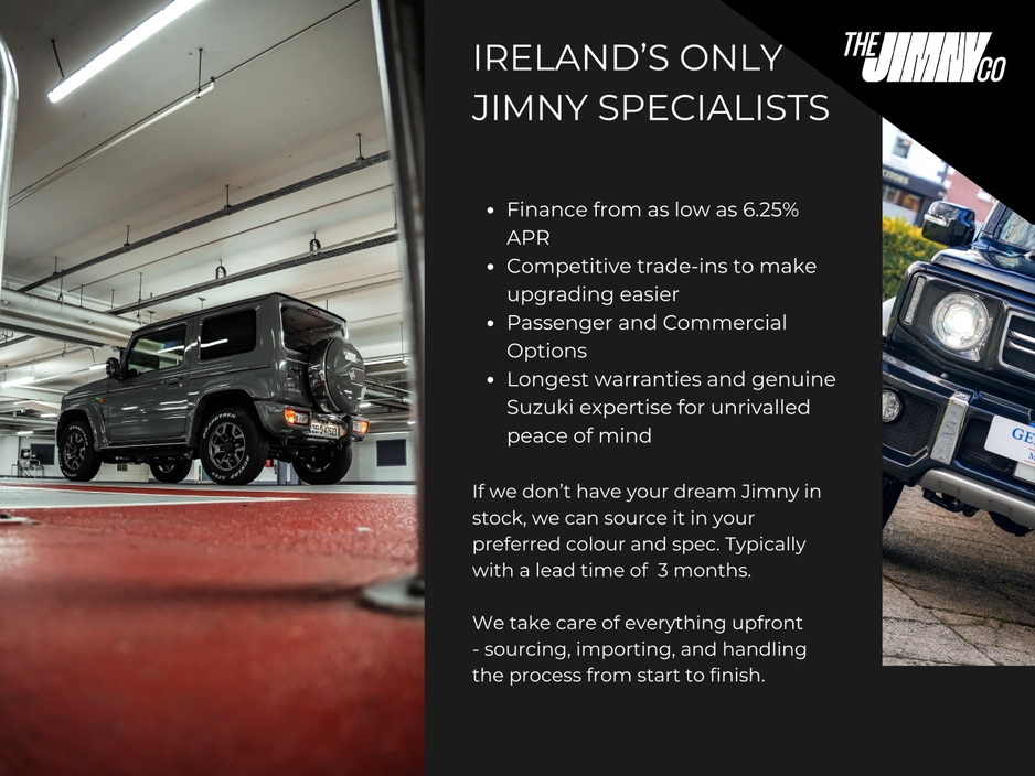 2024 Suzuki Jimny Yama Edition 1.5 Petrol Automatic - Similar Coming Soon €33,950