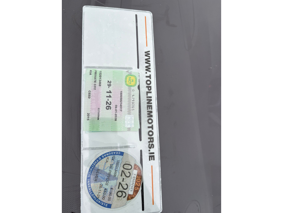 2015 Kia Ceed ==STUNNING CAR//1.6 DIESEL//NEW NCT//SERVICED== €7,450