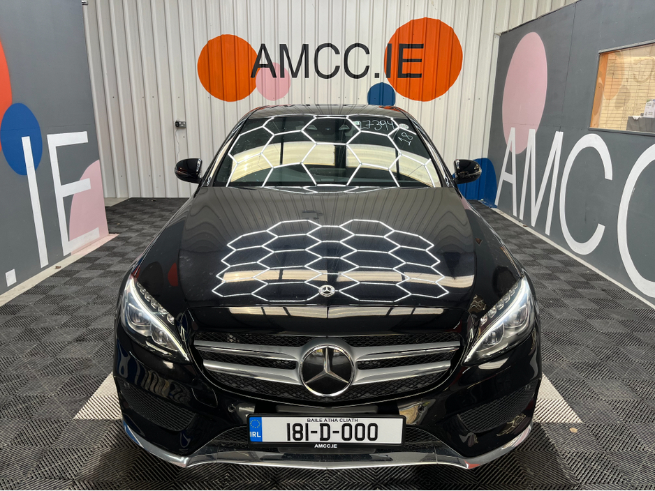 2019 Mercedes-Benz C Class 2018 MERCEDES-BENZ C220D C CLASS AUTOMATIC AMG-LINE LAUREUS EDITION 2.2 AUTOMATIC / REVERSE CAMERA / CRUISE CONTROL / PADDLE SHIFTERS / ELECTRIC MEMORY & HEATED SEATS €24,950