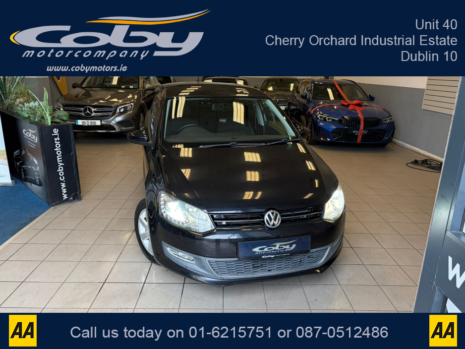 2012 Volkswagen Polo 1.2 AUTO. New NCT & Service done before collection, Alloy Wheels, Climate Control, Car Play, Sat Nav, Auto Lights/Wipers, CD Player, Luggage Cover, Folding Rear Seats, Electric Mirrors/Windows & more. €8,450