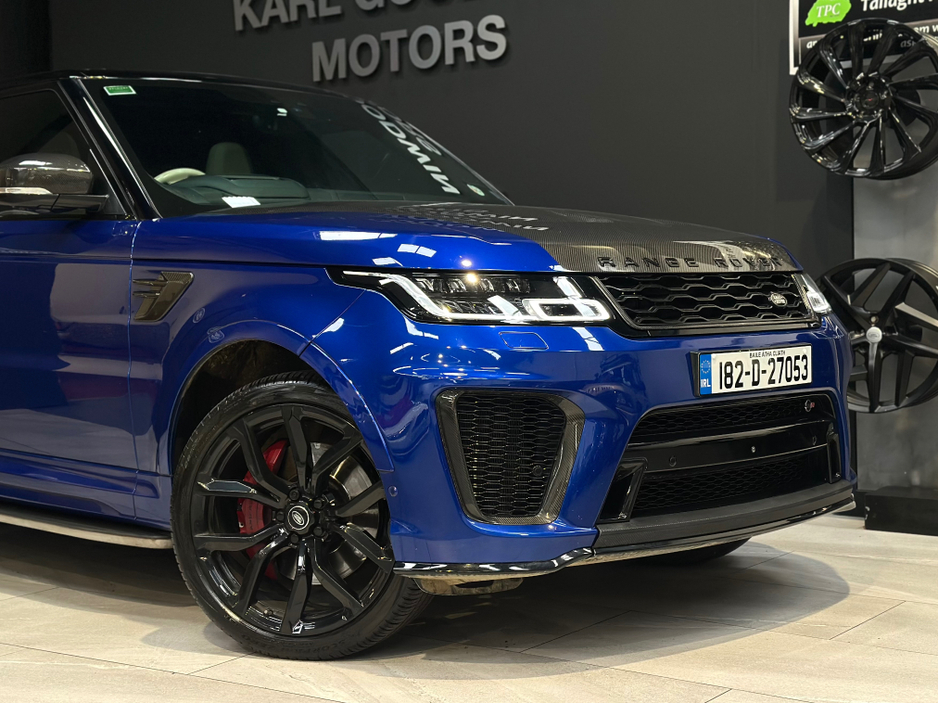 2018 Land Rover Range Rover Sport 5.0 V8 SVR 550BHP COMMERCIAL €59,950