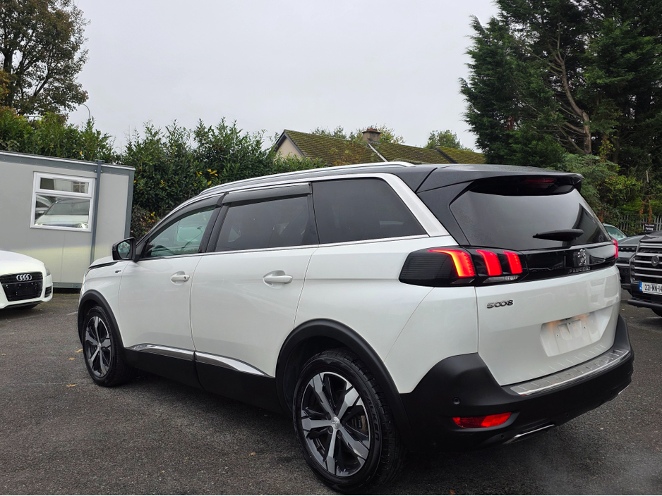 2018 Peugeot 5008 ( 182 REG ) GT LINE 7 SEATER  - DIGITAL DASH - CAMERA - ALLOYS -   CARPLAY ANDROID AUTO EU RADIO  PEARL WHITE €26,500