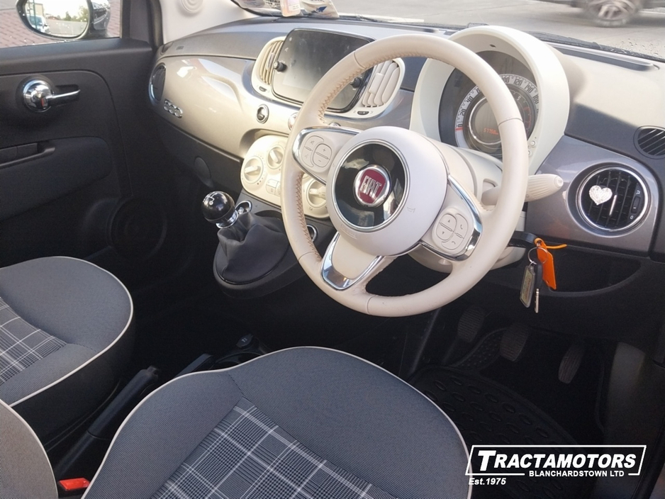 2020 Fiat 500 1.2 69BHP MIRROR TOP SPEC 3DR €12,499