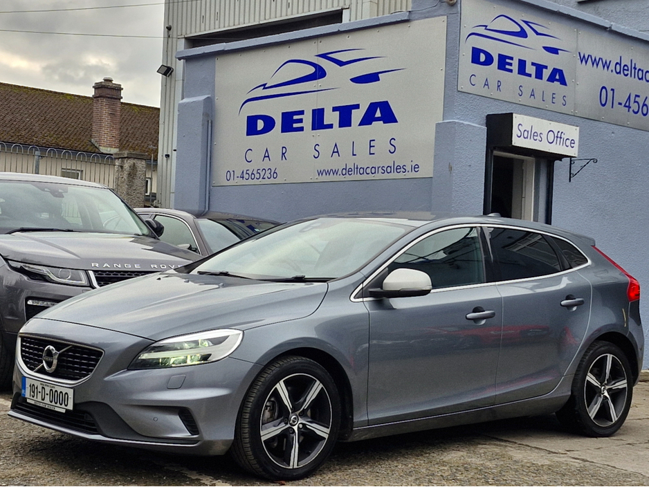 2019 Volvo V40 R-DESIGN AUTOMATIC D2 120BHP NCT 02/27 FINANCE AVAILABLE @ €72 PER WEEK 2 KEYS/ FULL SERVICE HISTORY/ FULL LEATHER/ HEATED SEATS/ DIGITAL DASH/ BLUETOOTH/ REVERSE CAMERA/ SAT NAV/ HISTORY CHECKED €15,950