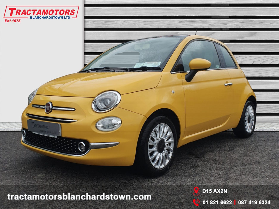 2016 Fiat 500 1.2 LOUNGE 69BHP 3DR €8,699