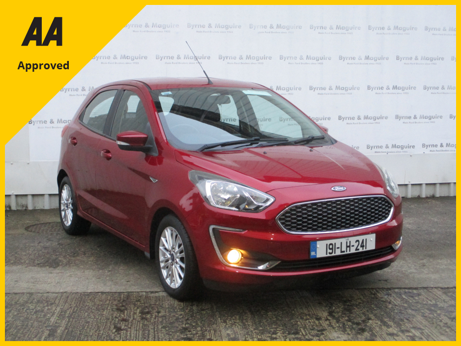2019 Ford Ka + ZETEC 1.2 85PS M5 5DR LOW KMS.  FULL FORD SERVICE  HISTORY. 12 MONTHS WARRANTY AND 12 MONTHS AA COVER !! €14,950