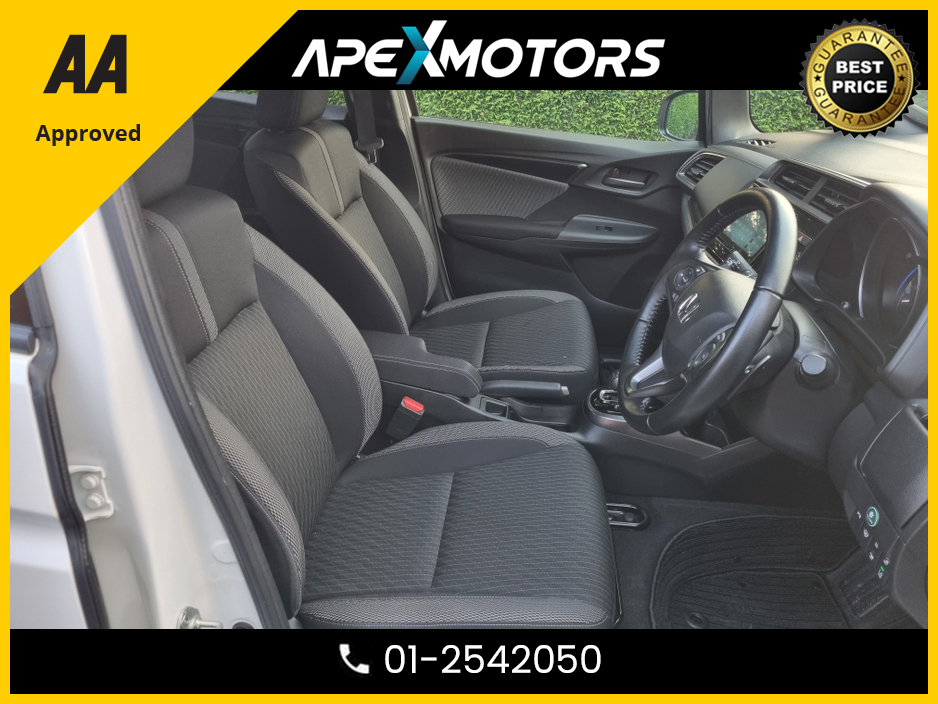 2018 Honda Jazz FINANCE ARRANGED * NEW NCT OCT-27 * AUTOMATIC * IMMACULATE * ANDROID AUTO * APPLE-PLAY * COLOUR REVERSE CAMERA * ALLOYS * MOST RELIABLE * STAMPED SERVICE HISTORY * AA APPROVED * 101 SAFETY CHECKLIST €11,949