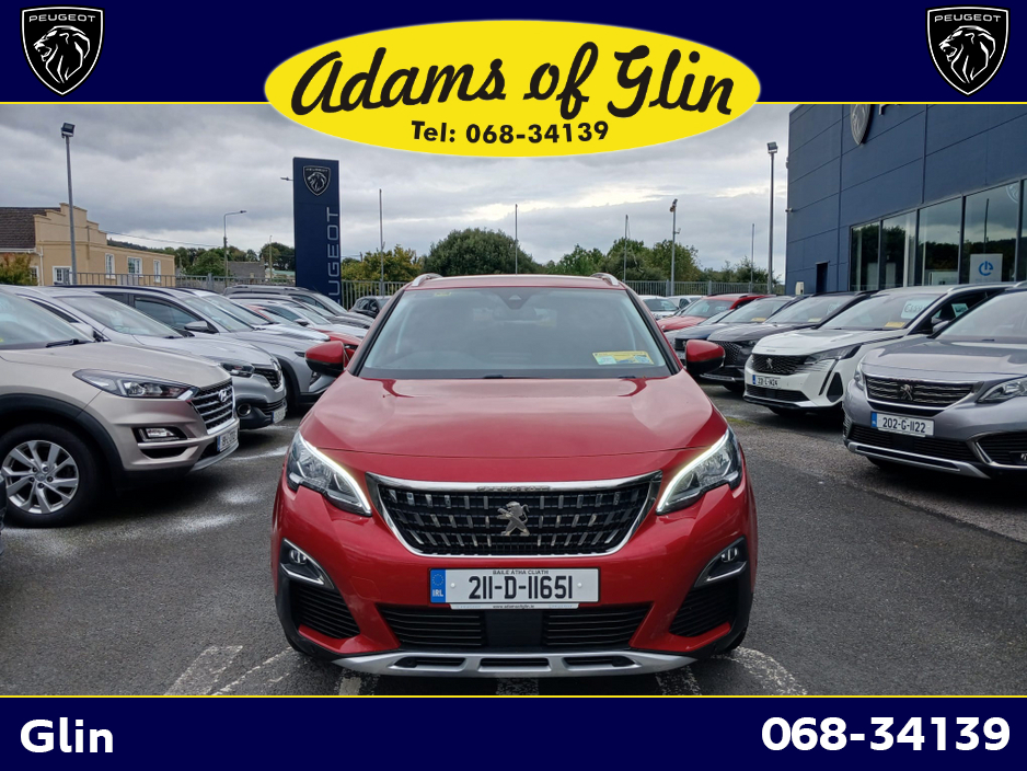 2021 Peugeot 3008 ALLURE 1.2 130 6.3 4DR €25,950