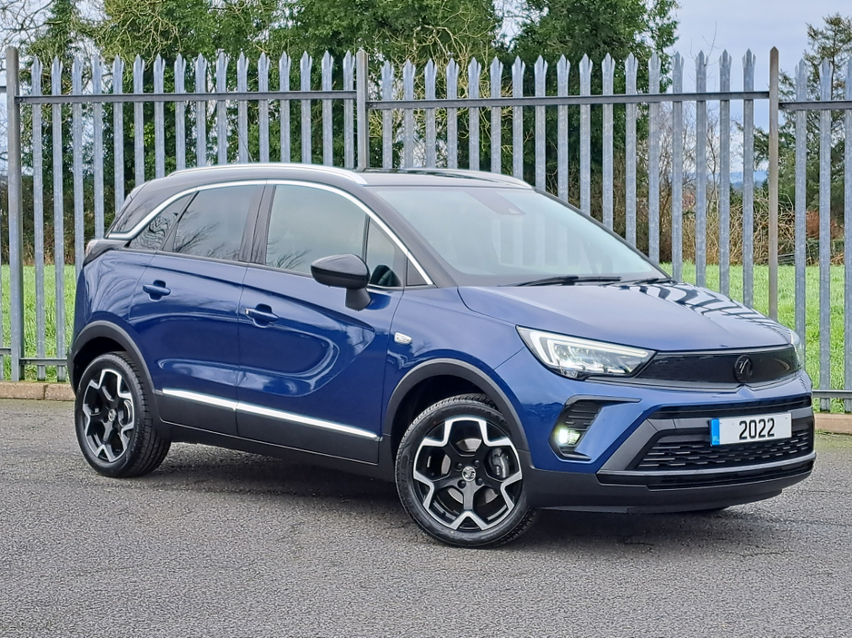 2022 Opel Crossland ULTIMATE 1.2TURBO 110BHP **LEATHER/SUEDE INTERIOR** €19,950