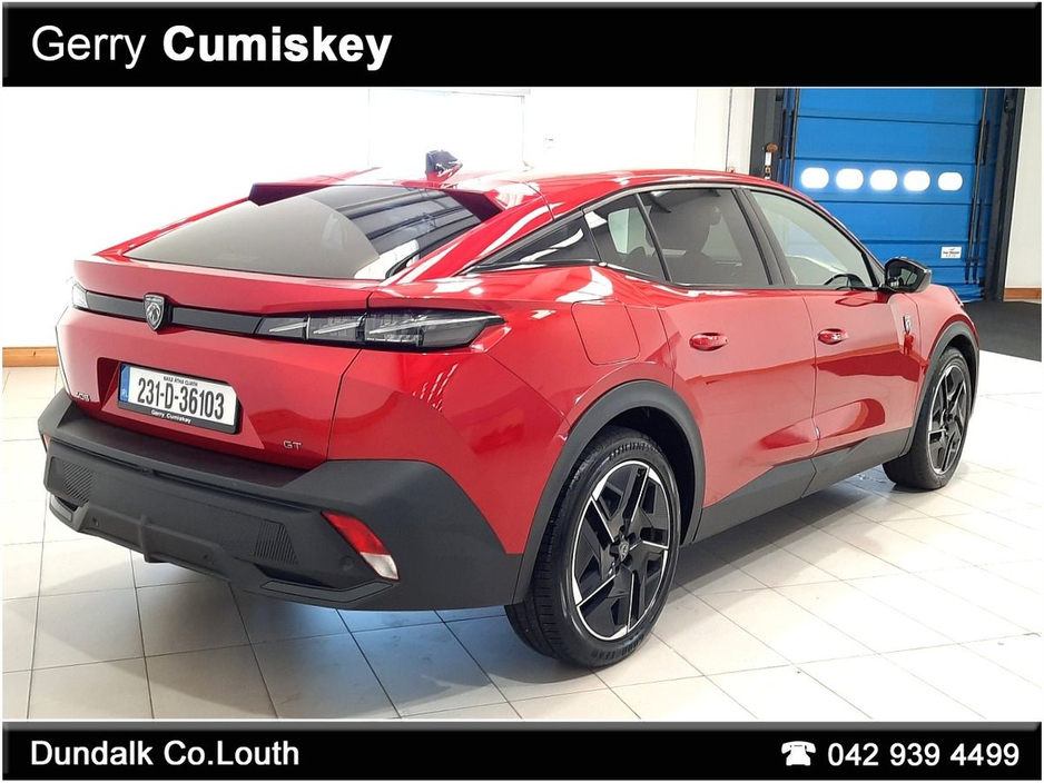2023 Peugeot 408 GT | Elec Tailgate | 19"Alloys | Camera | Half Leather | Sat Nav €26,850