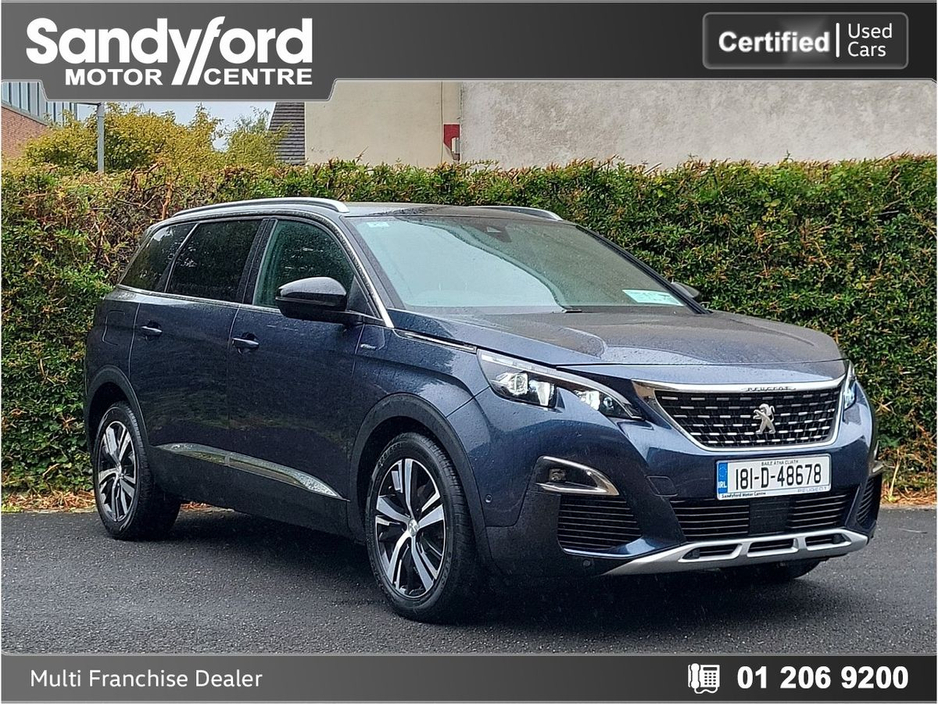 2018 Peugeot 5008 2.0 GT LINE AUTO HDi 180BHP €19,950