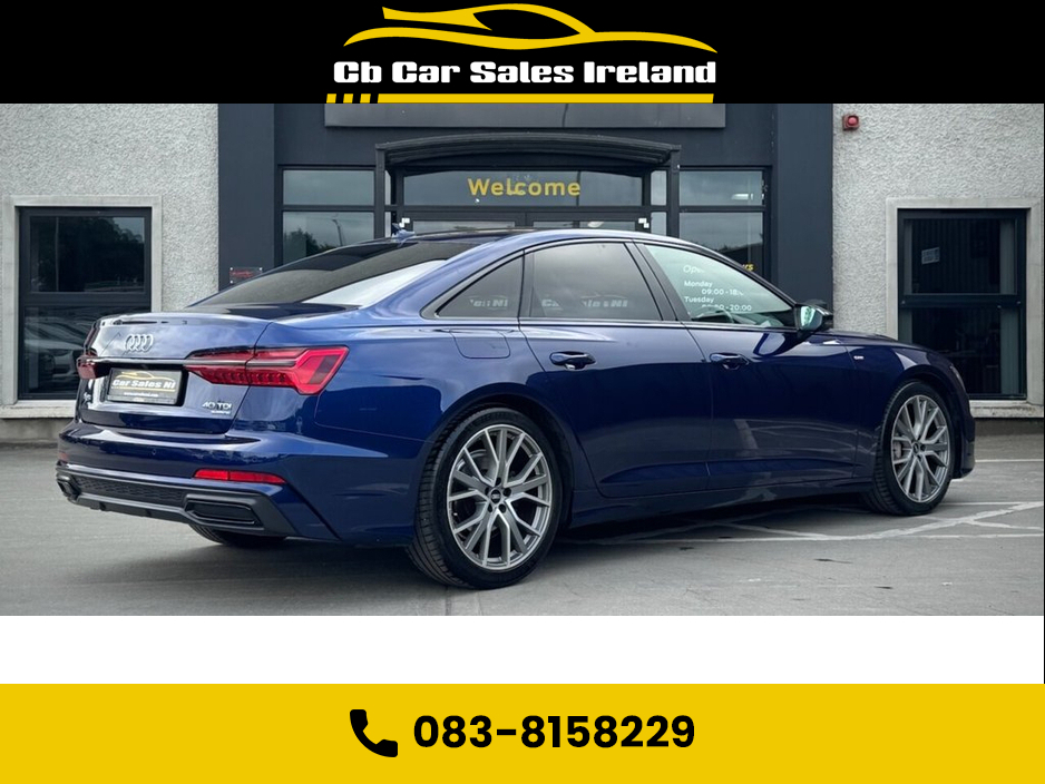 2021 Audi A6 2.0 TDI 40 Black Edition Saloon 4dr Diesel S Tronic quattro 1 OWNER, 4X4 WHEEL DRIVE, REVERSE CAMERA €42,850
