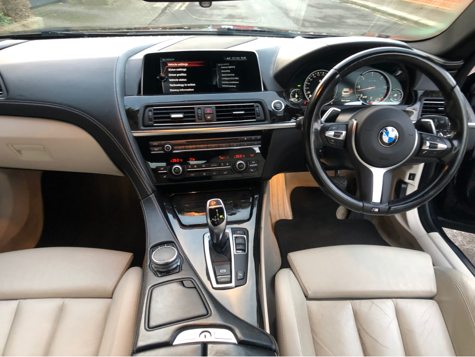 2017 BMW 6 Series 640D F06 M SPORT GRAN    COUPE 4DR    AUTO FULL     BMW SERVICE   HISTORY  SOUTH DUBLIN CAR €32,950