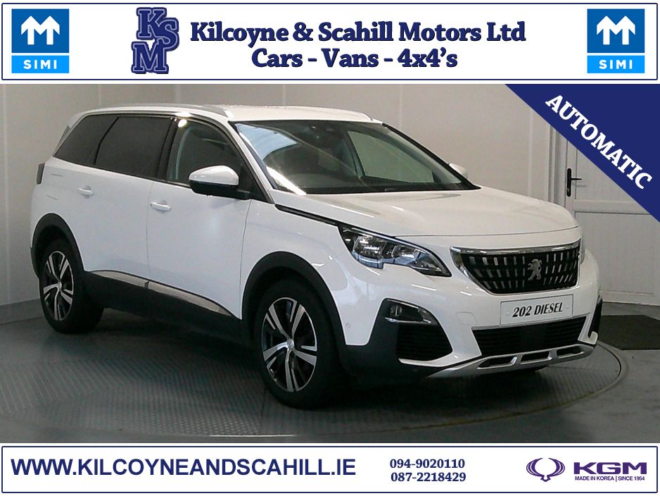 2020 Peugeot 5008 ALLURE BLUEHDI S/S A €27,950