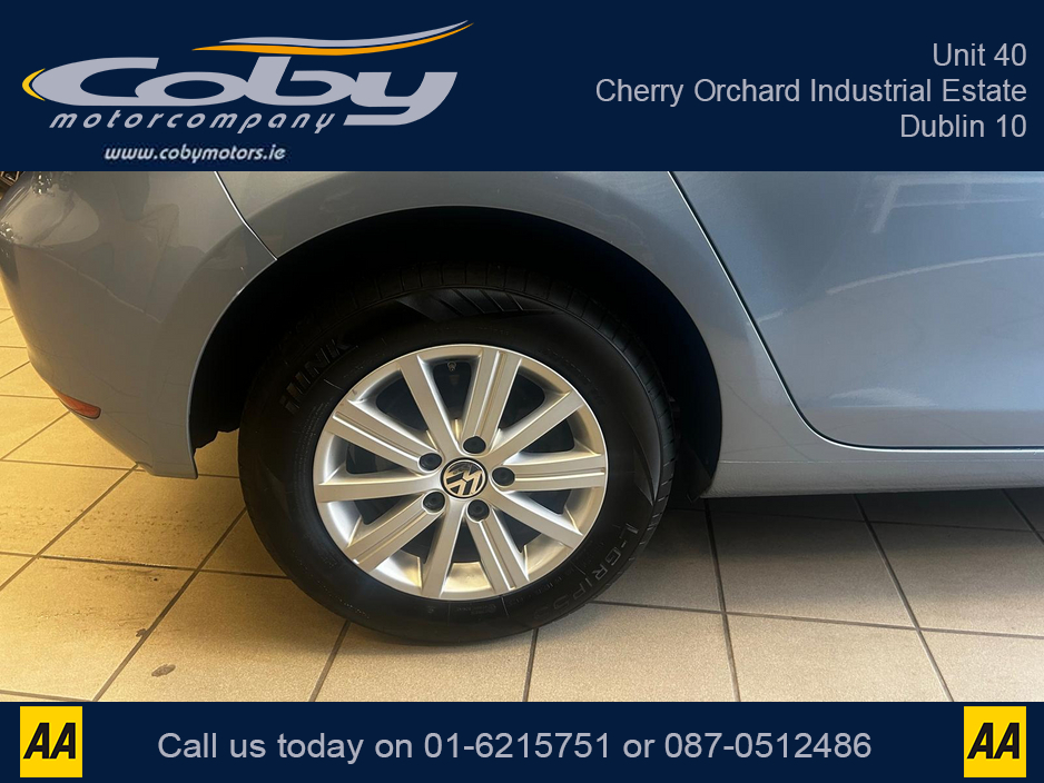 2012 Volkswagen Golf 1.2 5DR AUTO. NCT, Alloy Wheels, Air Conditioning, Irish Radio, Auto Lights/Wipers, Folding Rear Seats, Bluetooth, Full Electrics, FSH, & more. €8,450