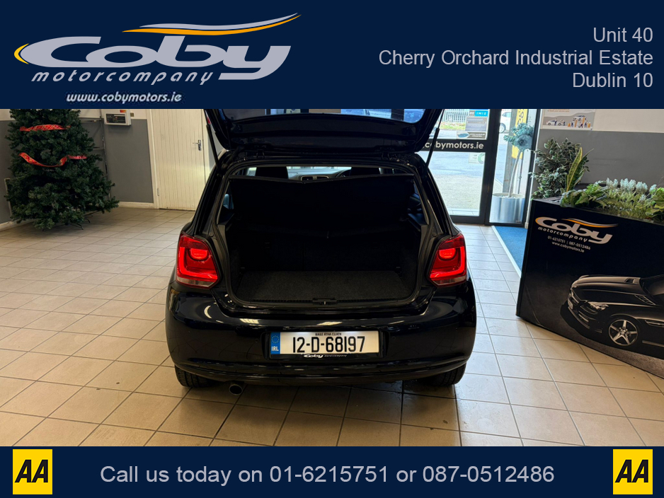 2012 Volkswagen Polo 1.2 AUTO. New NCT & Service done before collection, Alloy Wheels, Climate Control, Car Play, Sat Nav, Auto Lights/Wipers, CD Player, Luggage Cover, Folding Rear Seats, Electric Mirrors/Windows & more. €8,450