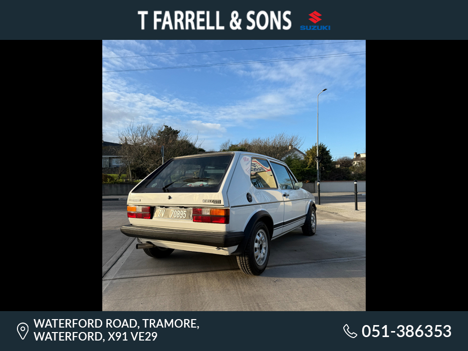 1982 Volkswagen Golf 1.8 GTI 8V 3DR 25TH ANNIVERSARY EDITION CAMPAIGN 03 €24,950