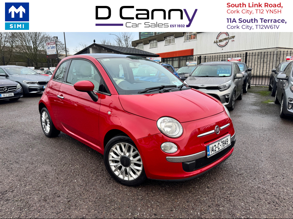 2014 Fiat 500 1.2 LOUNGE 69BHP 3DR €7,900