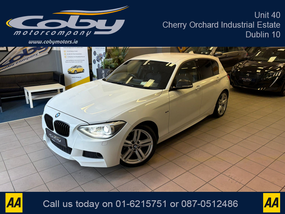 2012 BMW 1 Series 1.6 5DR AUTO M-Sport . NCT Cruise Control, Dual Climate Control, Alloy Wheels, Revers Camera, Bluetooth, Folding Rear Seats, CD Player & more. €9,950