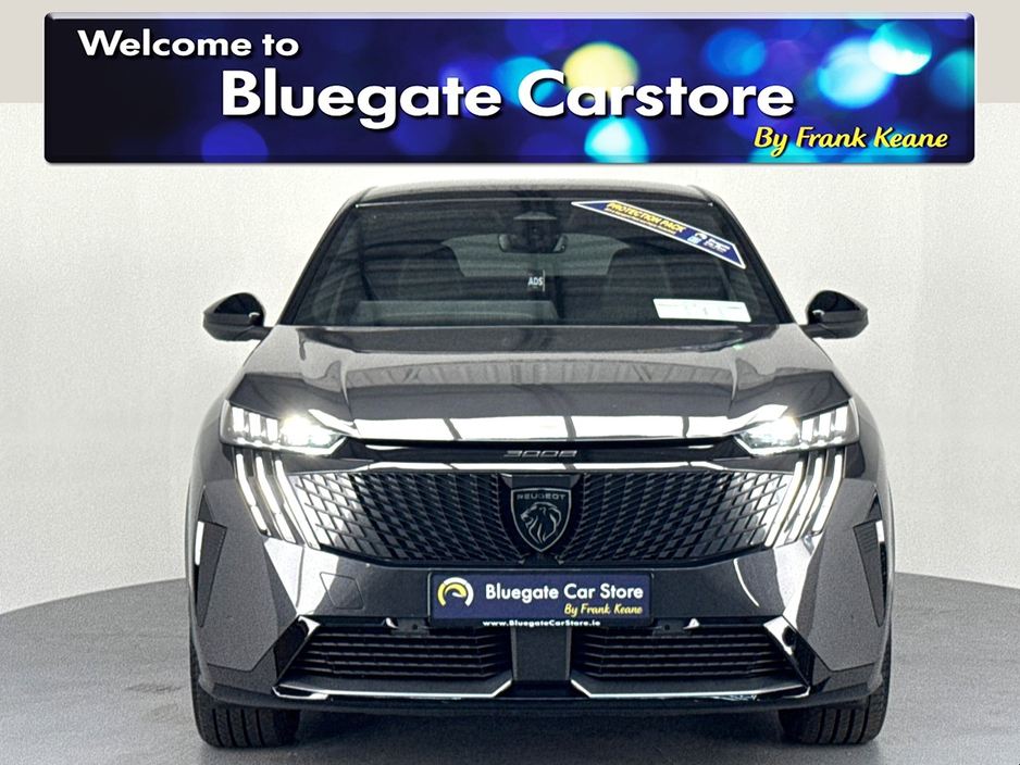 2024 Peugeot 3008 GT LINE EV**MULTIFUNCTIONAL STEERING WHEEL**DIGITAL DASH**TOUCH SCREEN DISPLAY**REVERSE CAMERA**PARKING SENSORS**APPLE CARPLAY**NAVIGATION**KEYLESS START**20"ALLOYS*AMBIENT LIGHTING*ELECTRIC TAILGATE* €35,295